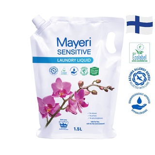 [即期良品] MAYERI 低敏速淨濃縮洗衣精補充包 1500ml