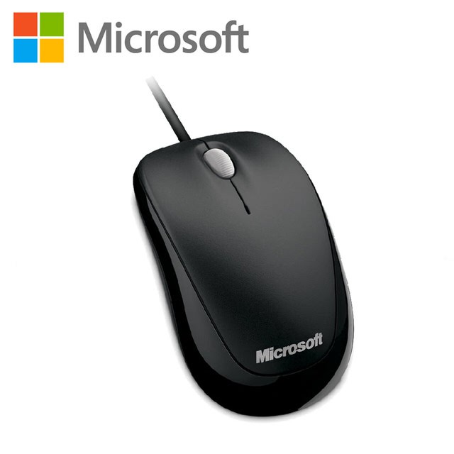 Microsoft 微軟 光學精靈鯊 500 -Mac/Win USB 黑 U81-00012