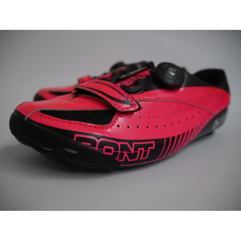 ！！展示品出清！含運～ 澳洲【BONT】 Blitz ROAD SHOE 進階款碳纖公路卡鞋-螢光粉紅_尺寸37