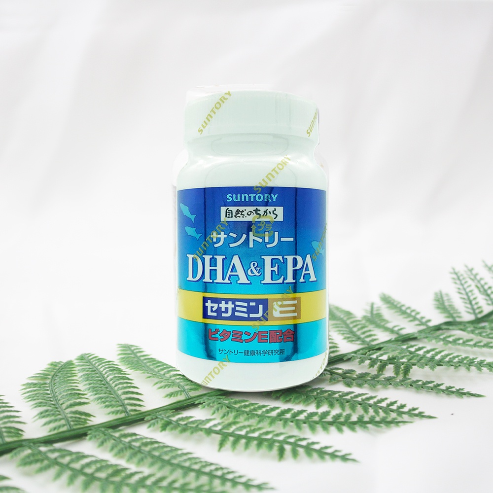 【三得利】 Suntory 魚油 DHA&amp;EPA+芝麻明E(120錠)瓶/隨身包