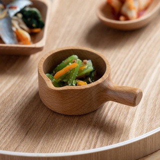 **現貨**日本進口Wood Kitchen系列 木製迷你平底鍋造型小碟 小菜碟 醬料碟
