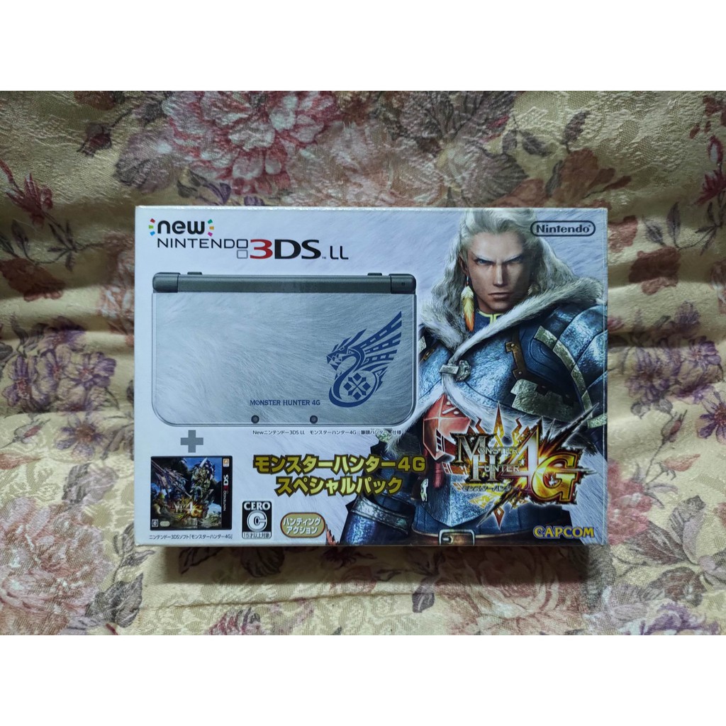 3ds New 3ds Ll 魔物獵人4g 限定版日規主機 已改機a9lh Arm9loaderhax 二手品 蝦皮購物