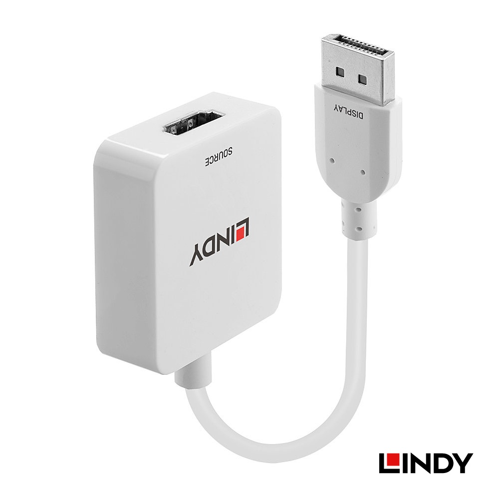 LINDY 林帝 HDMI 2.0 TO DISPLAYPORT 1.2 4K60HZ轉接器 (38303)