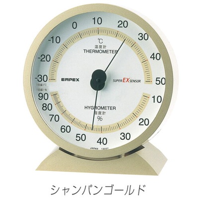 【日本舞鶴馬】 日本製  EMPEX  立式 / 壁掛式 時尚裝飾 高精度高品質 溫溼度計 有質感 溫度/溼度計