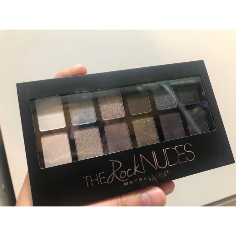 Maybelline The Rock Nudes12色眼影盤