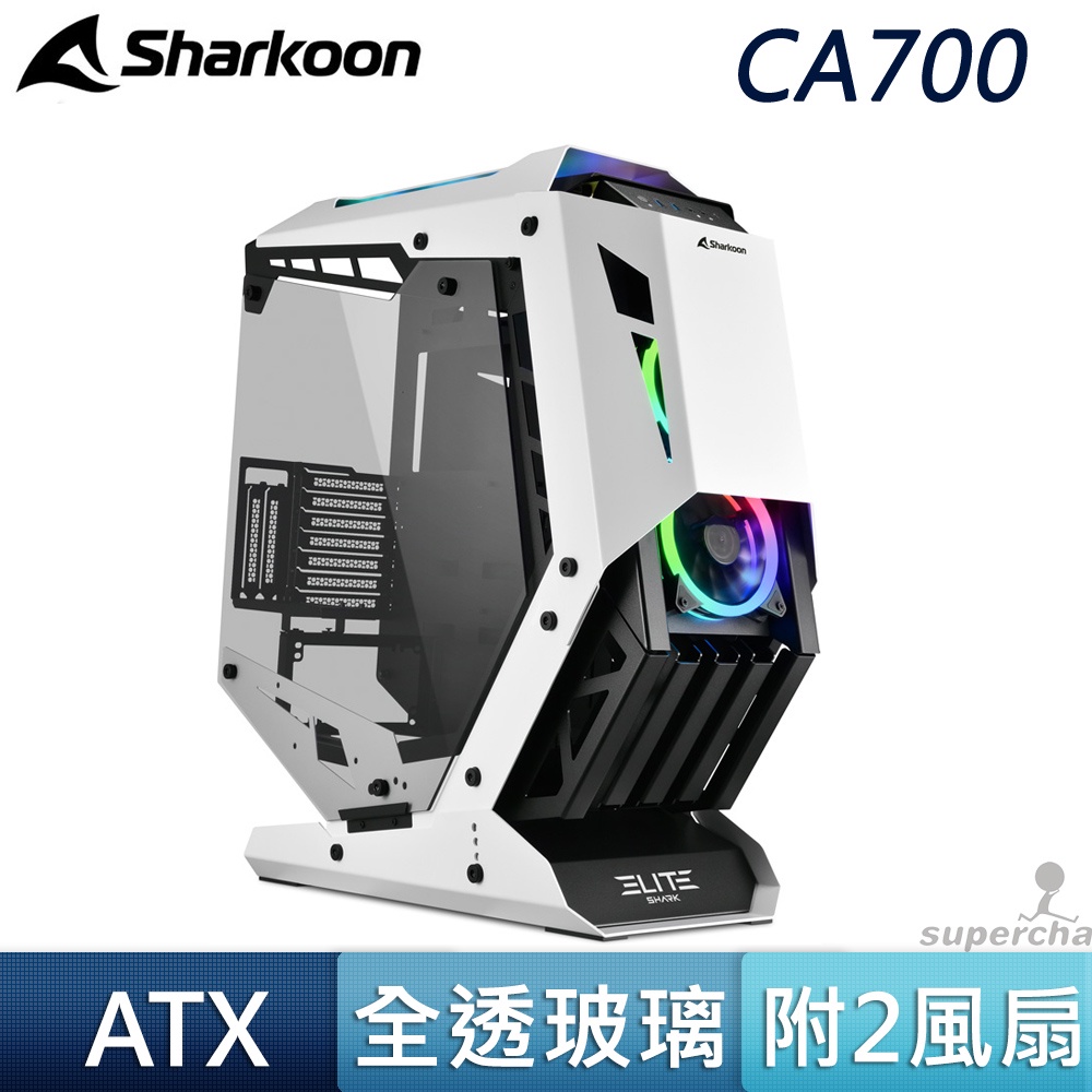 Sharkoon 旋剛 CA700 ARGB Type-C 直立顯卡 開放式 電競機殼