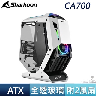 sharkoon 旋剛 ca700 argb type-c 直立顯卡 開放式 電競機殼