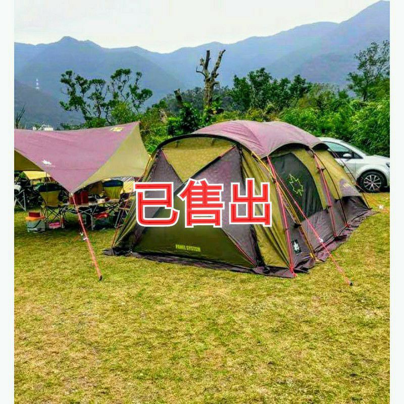 有意者可以先私聊【9成新】日本LOGOS Premium 金牌頂級款 PANEL XL-AH 五人帳篷