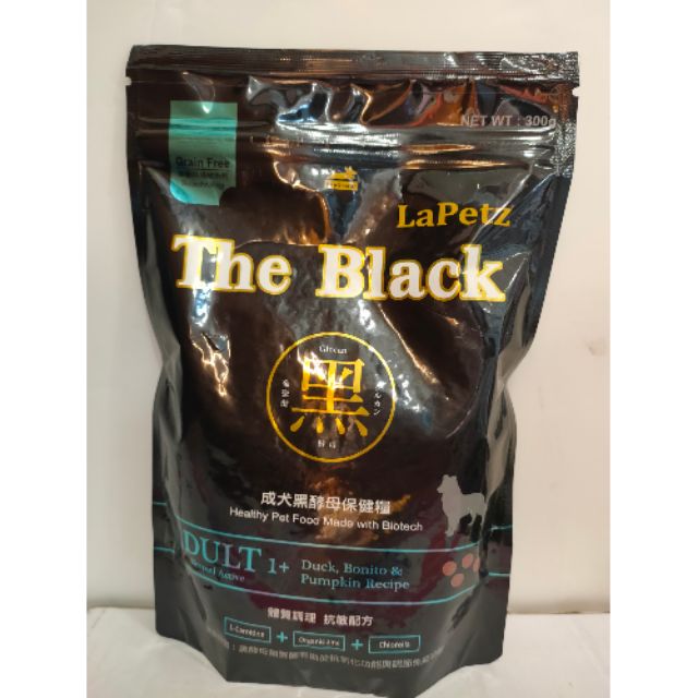 LaPetz 樂倍 The Black黑酵母保健糧 熟齡犬/成犬 黑酵母狗飼料 300g