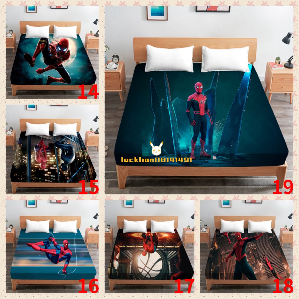 復仇者聯盟系列 蜘蛛人床包 蜘蛛俠床包 雙人蜘蛛人床包 單件床單防滑床套 大黃蜂 鋼鐵人枕頭套 變形機器人床包床罩