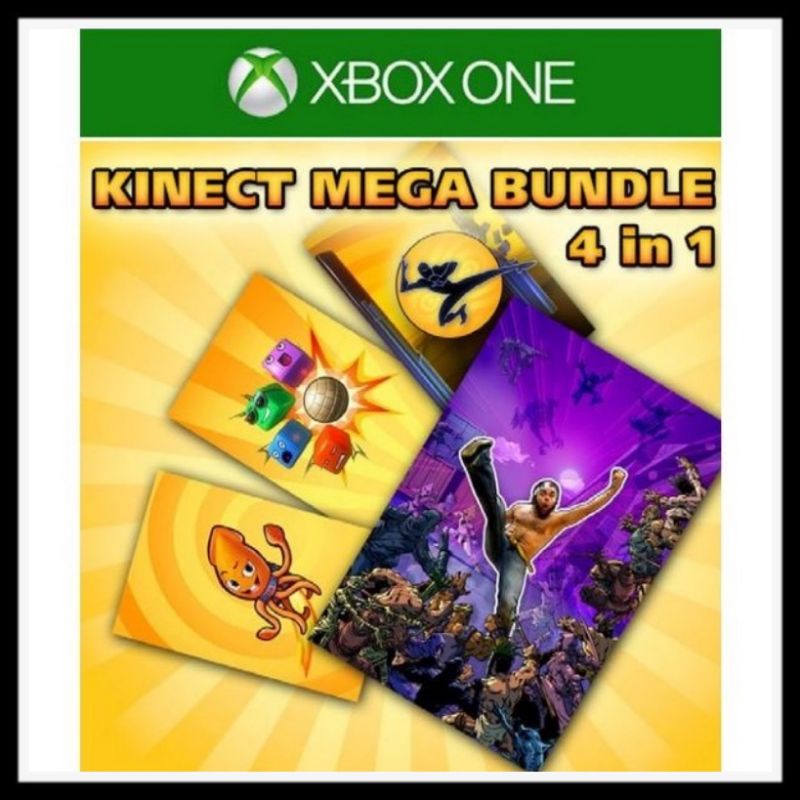 【官方序號】 XBOX ONE 體感遊戲 Kinect Mega Bundle 4 in 1 四合一 章魚 功夫