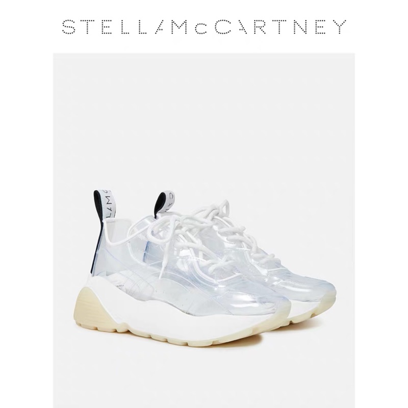 Jc代購stella Mccartney Eclypse 透明小白鞋運動鞋運動休閒鞋休閒鞋 蝦皮購物