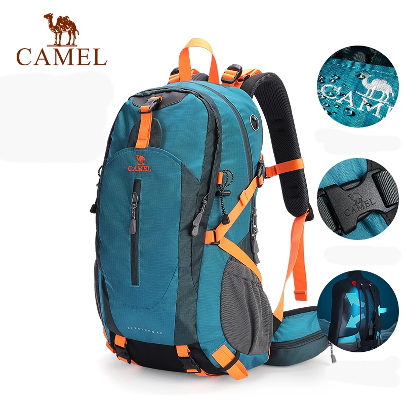 駱駝 40L 防水戶外運動背包遠足徒步露營旅行袋
