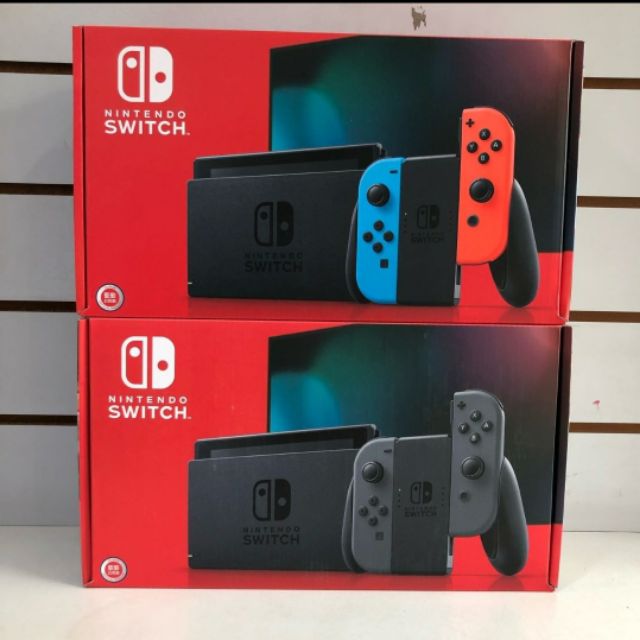 [現貨][台灣公司貨] switch 電力加強版主機+保護包（黑手把）