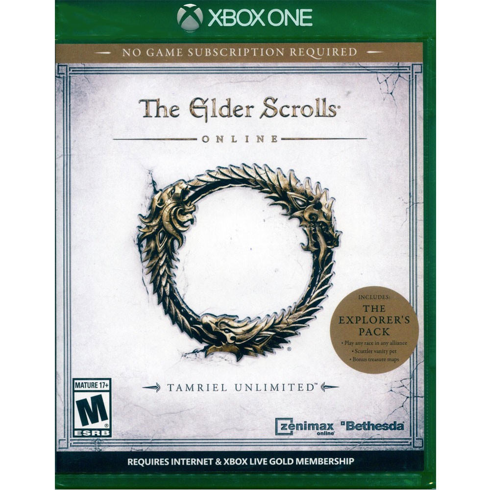 XBOX ONE 上古卷軸 Online 無限泰姆瑞爾 英文美版 The Elder Scrolls(現貨全新盒損)