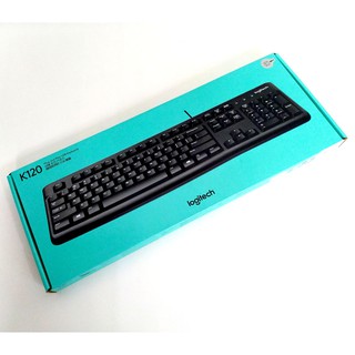 【3CTOWN】現貨免運 臺灣公司貨 含稅開發票 Logitech 羅技 K120 有線鍵盤 黑色 USB 介面