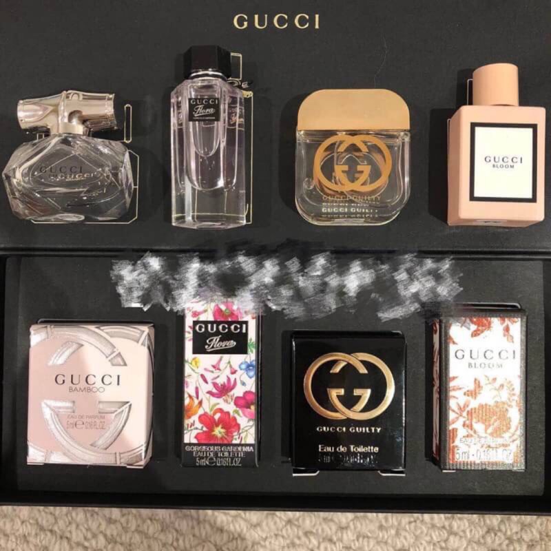 正品貨gucci 香水禮盒4入組 附贈原廠提袋 蝦皮購物