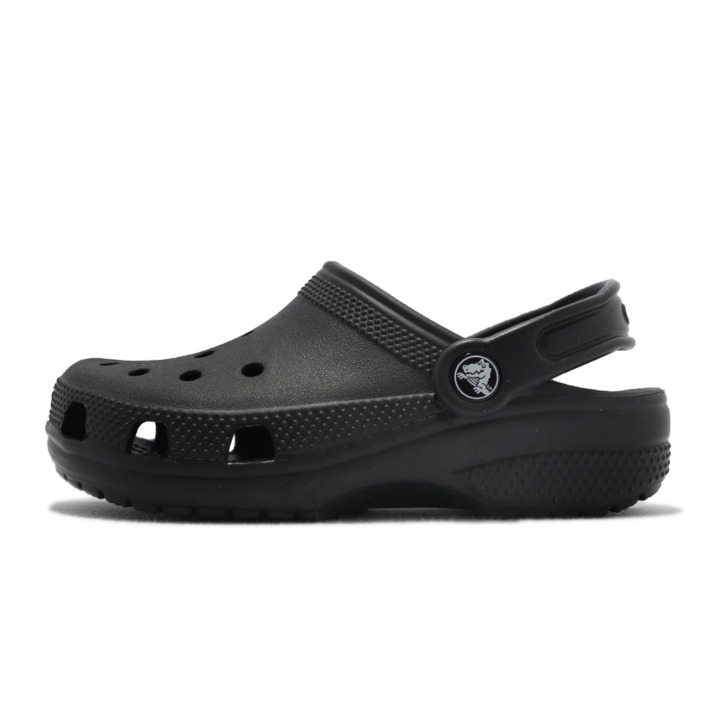 Crocs Classic Clog K 黑 全黑 中童鞋 小朋友 4-7歲 親子鞋 洞洞鞋 ACS 206991001