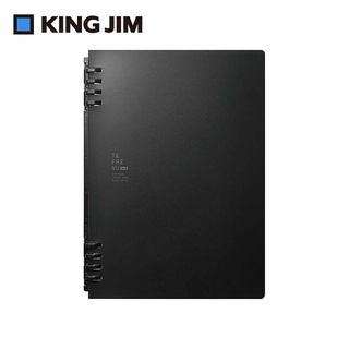 KING JIM TEFRENU BiZ商務用活頁線圈本筆記本/ A5/ 黑色/ 9854TEB-BK eslite誠品