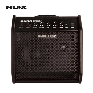 【三木樂器】NUX PA-50 多功能電子鼓電子琴監聽音箱 電子鼓 電/木吉他 貝斯 電子琴 麥克風