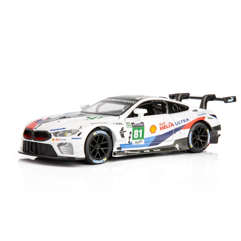 阿米格Amigo│1:32 寶馬 BMW M8 GTE 賽車 世界耐力錦標賽 聲光 迴力車 合金車 模型車 車模 預購