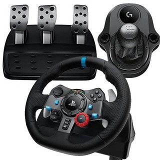 PS4/PC/PS5羅技G29 方向盤+排檔桿組合 Driving Force 力回饋賽車 GT7 駕駛俱樂部