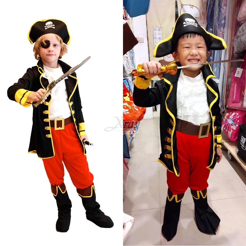 傑克海盜船長 萬聖節服裝 兒童 服飾 化妝舞會 變裝派對 話劇表演 角色扮演 海賊 航海 節慶王 W 蝦皮購物