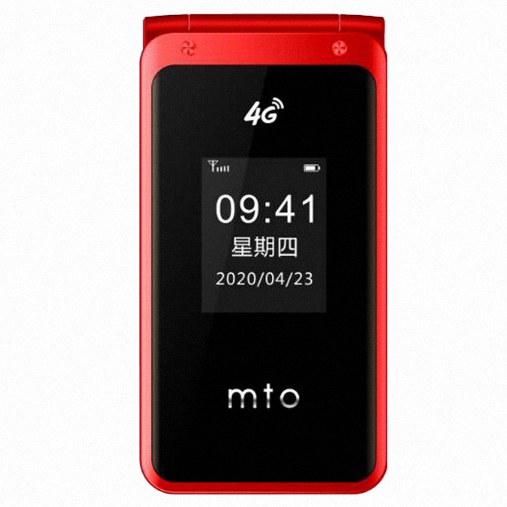 【福利品-包裝破損/背蓋刮傷】MTO M39+ 雙螢幕2.8吋摺疊4G超長續航手機/老人機/長輩機(公司貨全配)