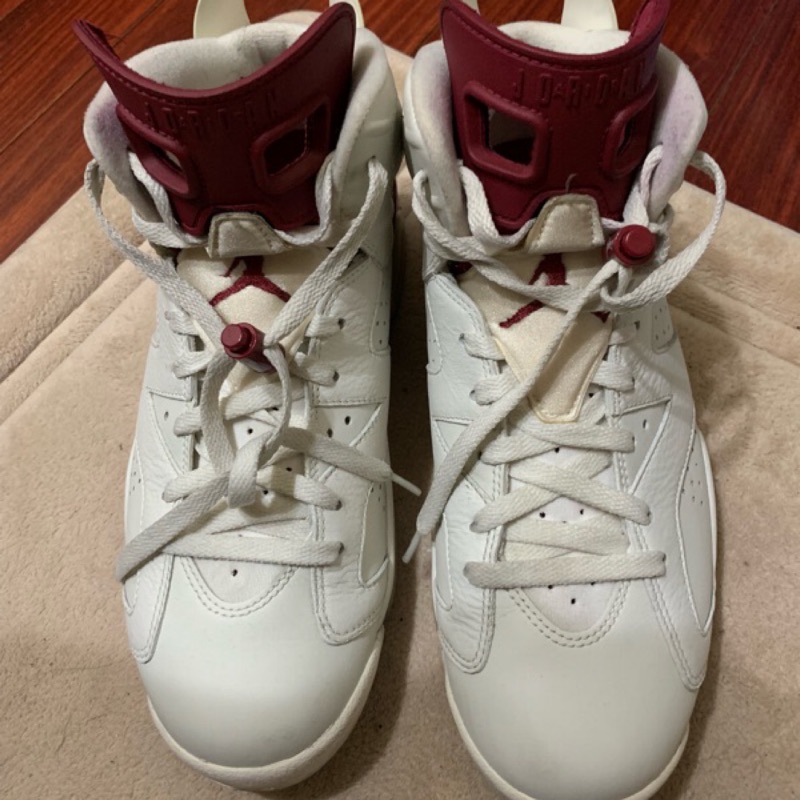 (sold out) Nike Air Jordan  6代 六代 maroon 紅白 老屁股 9號 27cm