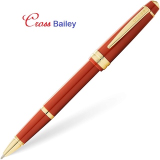 Bailey貝禮輕盈系列亮紅金夾鋼珠筆*加贈筆套