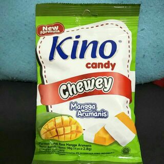 額滿免運附發票-Kino 水果軟糖-芒果 風味(98g)-新鮮芒果的香甜軟硬適中Q彈帶勁