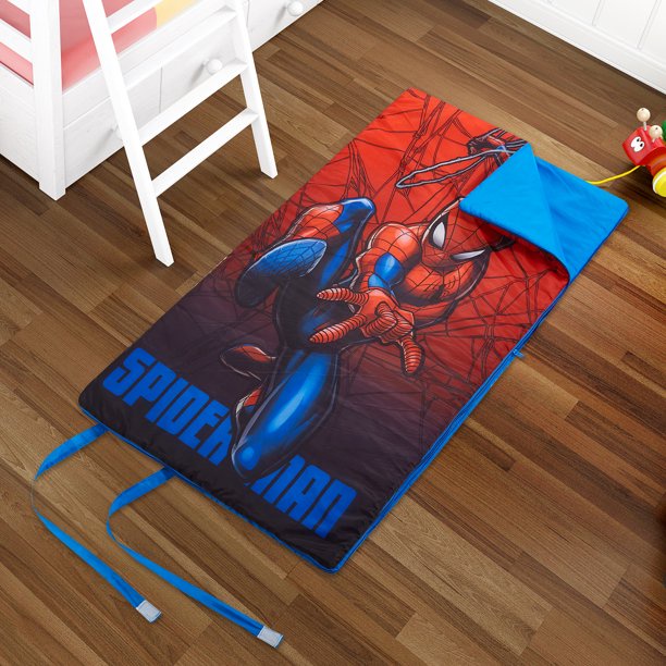 預購👍正版空運👍 美國MARVEL 蜘蛛人 男童 兒童 小童  幼兒園 睡袋 棉被  Spiderman 防踢被