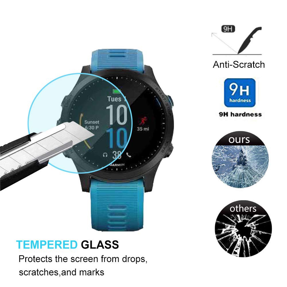 佳明garmin Forerunner 45 45s 手錶膜保護膜保護貼鋼化玻璃高清手錶貼膜手錶配件 蝦皮購物