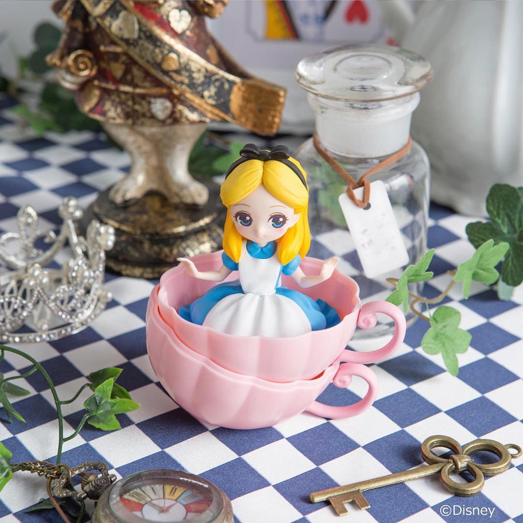 【玩具樂園】迪士尼公主 造型轉蛋 P4  單售 小精靈 愛莉絲 貝兒 愛麗兒 - 環保扭蛋 萬代 轉蛋 扭蛋