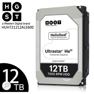 SAS HGST 7K6000 12TB 3.5吋氦氣企業級硬碟 HUH721212AL5200 SAS WD
