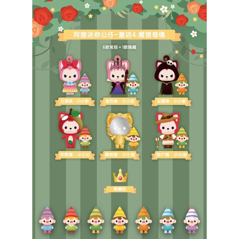 現貨 正版阿狸童話系列4 魔鏡奇緣系列確認款娃娃 玩偶 手辦 盒玩 潮玩 盲盒 可選款 蝦皮購物