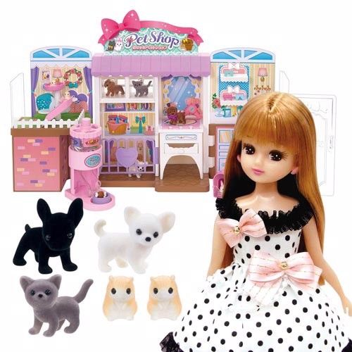 TAKARA TOMY  Licca 莉卡時尚寵物店禮盒組(含莉卡娃娃) 正版公司貨
