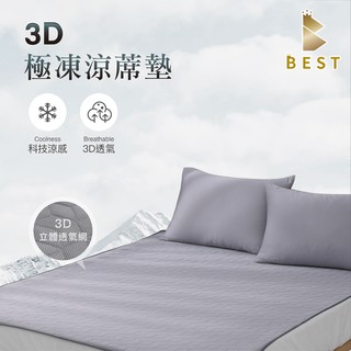【BEST寢飾】涼席 3D極凍涼蓆墊 單人/雙人/加大 涼墊 遊戲墊 瑜珈墊 野餐墊 [超取有出貨限制，詳請參閱說明]
