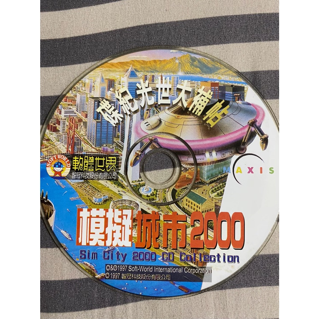 PC 模擬城市2000 正版遊戲片 原版光碟 二手片