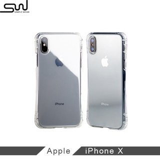 SIMPLE WEAR APPLE IPHONE X、XS 專用GRIP全包覆透明TPU保護套