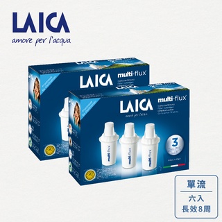 【LAICA】萊卡 義大利原裝進口 經典單流散裝濾芯 (6入)