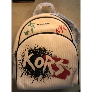 Michael Kors MK logo帆布後背包