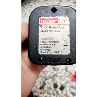 TECHWAY 鐵克威 BGA-10/ BD-10 12V 半成品 電動起子電鑽的電池可替換..