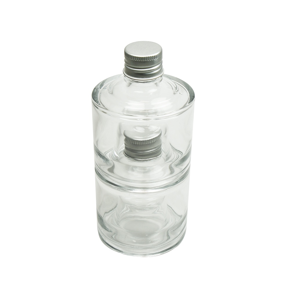 100mL 疊疊瓶 酒瓶--6入組 /可疊瓶/熱銷鋁蓋包裝瓶/玻璃瓶/ 瓶瓶罐罐 /極簡玻璃瓶 冷萃咖啡 (一盒6入)