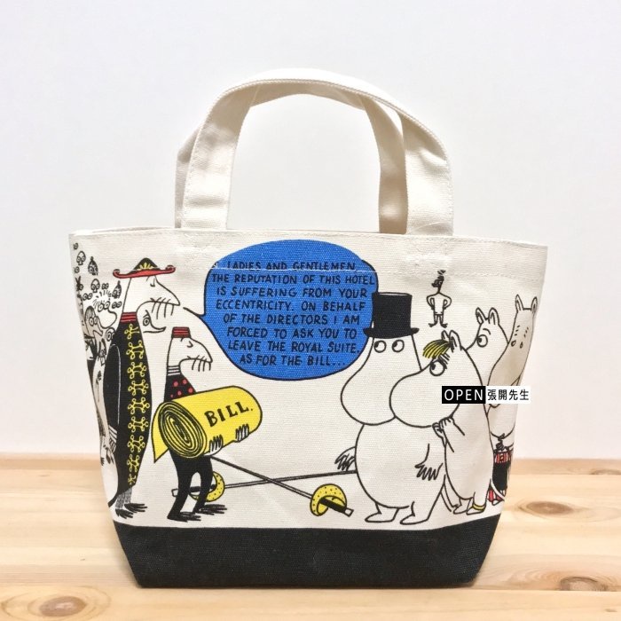 MOMOWOOモモウゥ｜日本 MOOMIN 嚕嚕米 手提帆布袋 便當袋