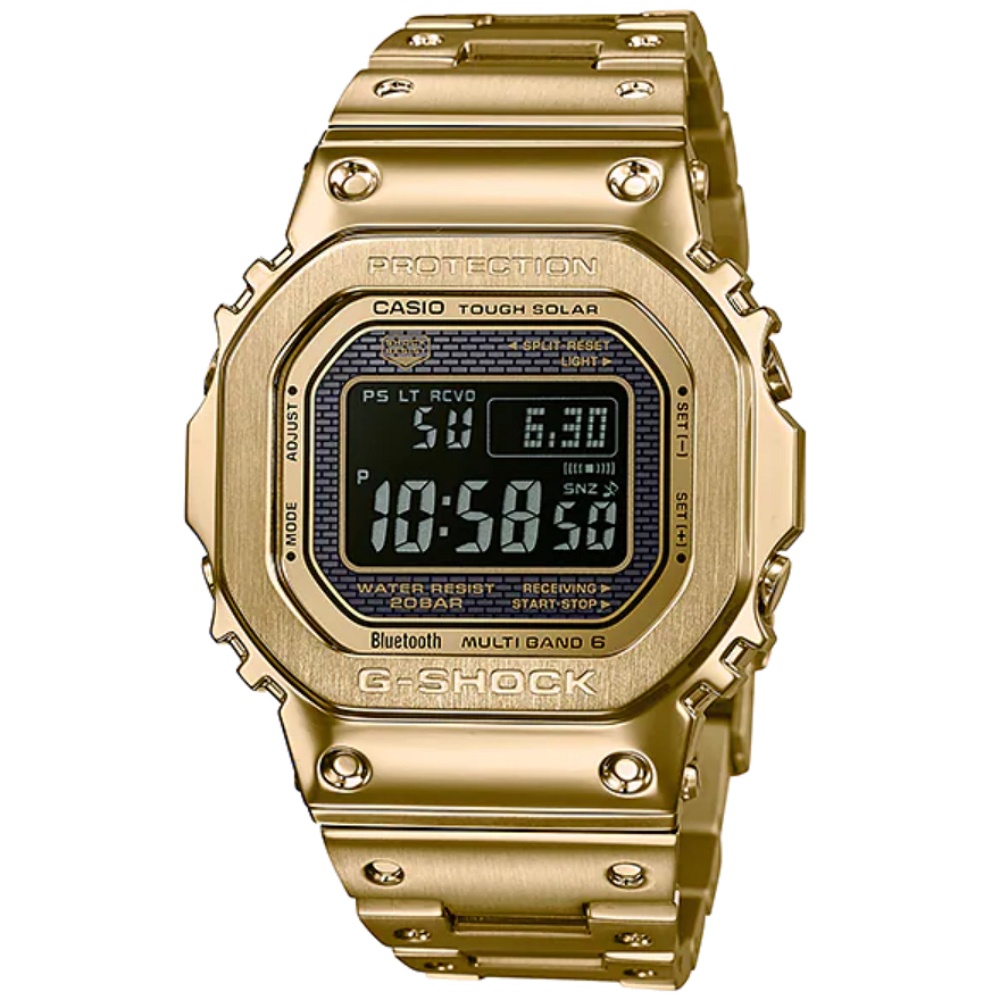 【聊聊甜甜價】CASIO G-SHOCK 金屬質感腕錶 GMW-B5000GD-9