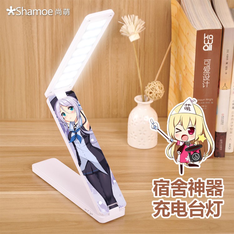 熱銷特價定制艦隊collection 山風海風江風動漫可充電學生宿舍臺燈夜燈動漫周邊 蝦皮購物