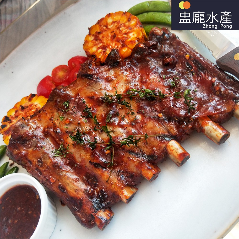 【盅龐水產】聖路易肋排 - 重量500g±5%/包 烤肉