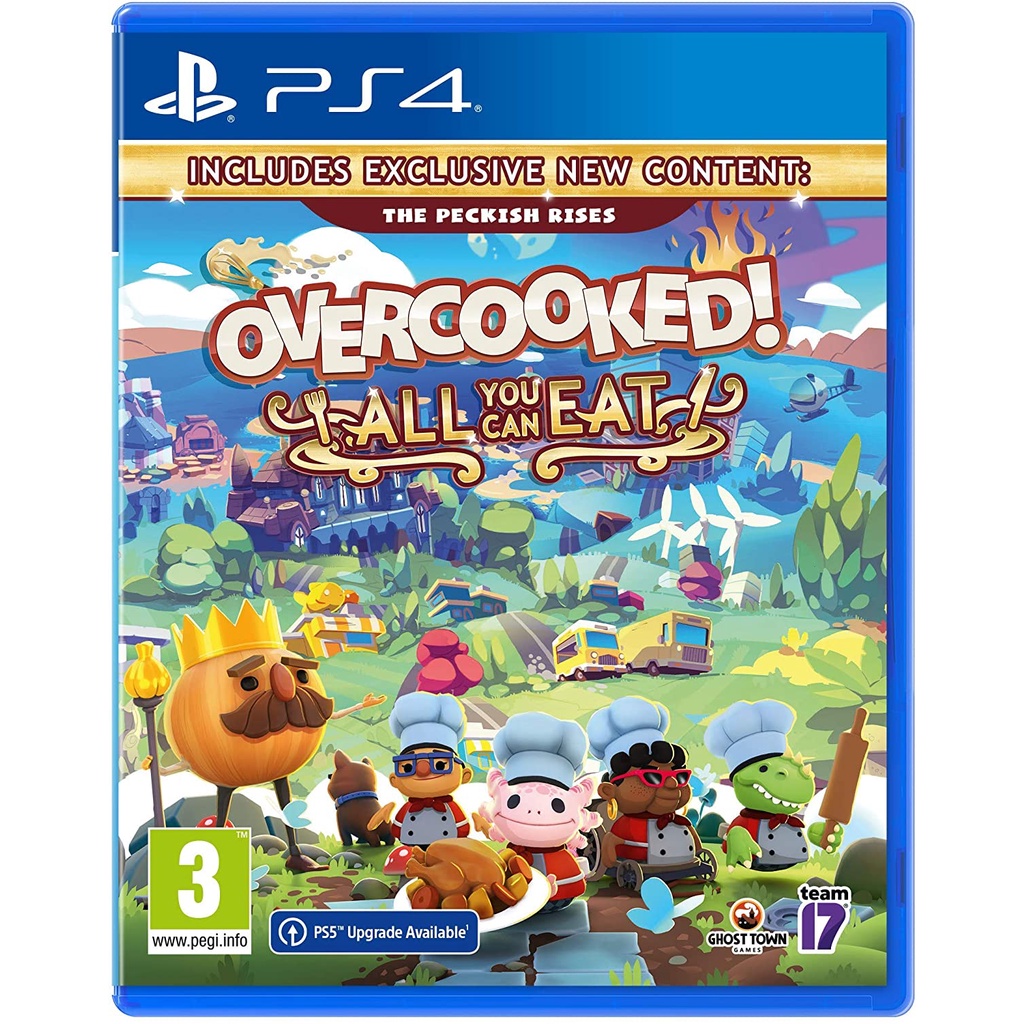 【皮克星】PS4 胡鬧廚房 煮過頭 全都好吃 1+2 Overcooked 煮過頭1 煮過頭2 提供免費PS5升級