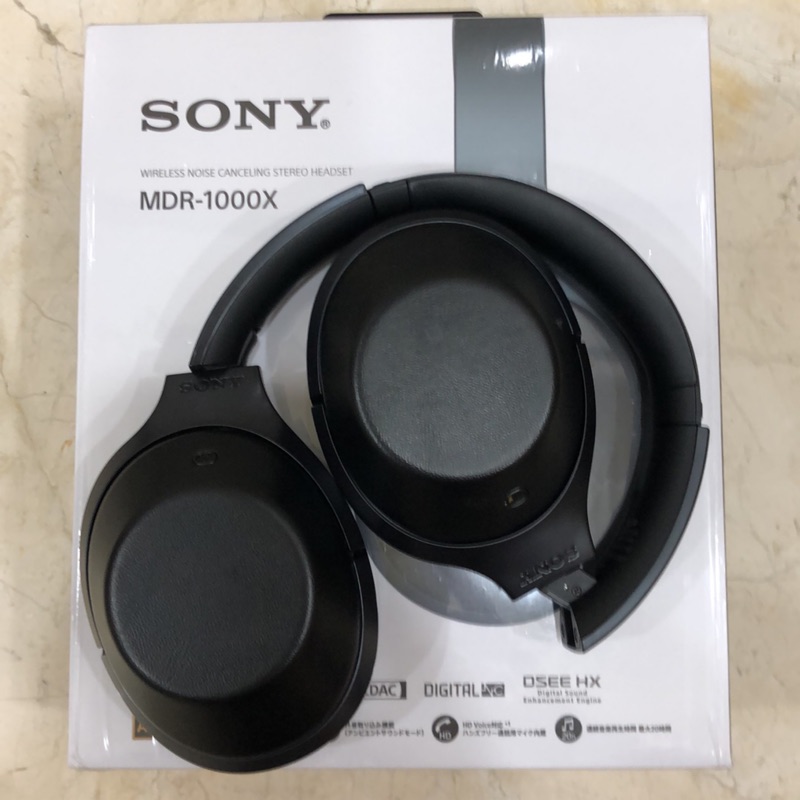 索尼SONY MDR-1000X藍芽無線降噪耳機 黑